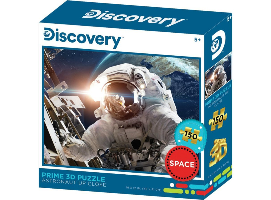 PRIME 3D Puzzle Discovery: Astronaut 3D 150 dílků