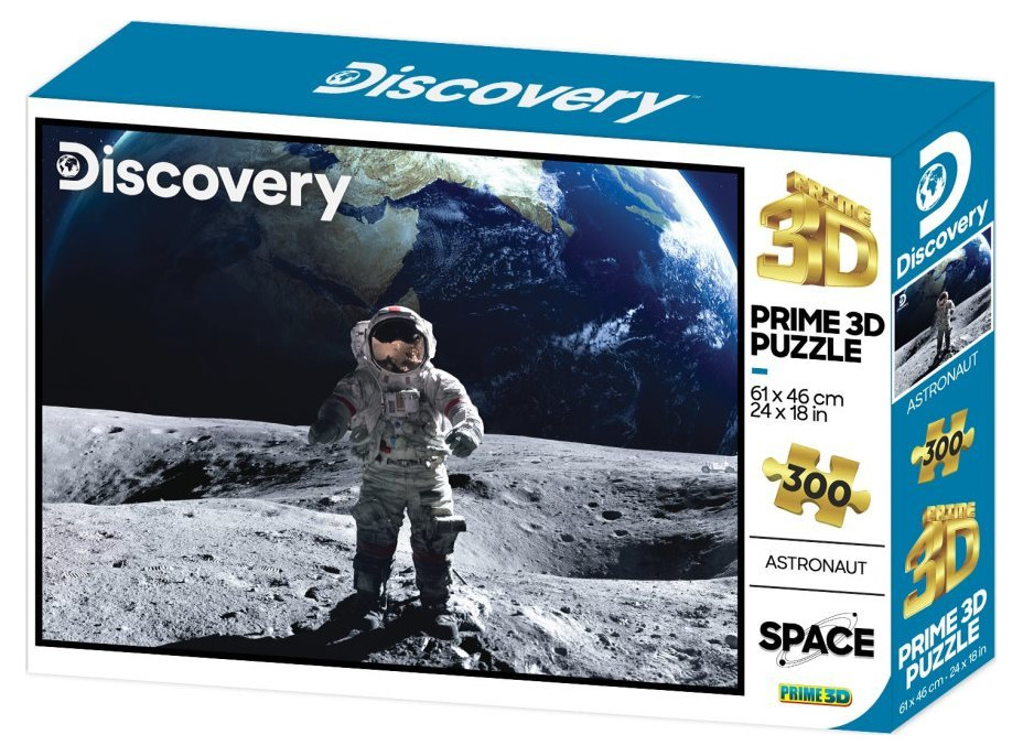 PRIME 3D Puzzle Discovery: Astronaut 3D 300 dílků