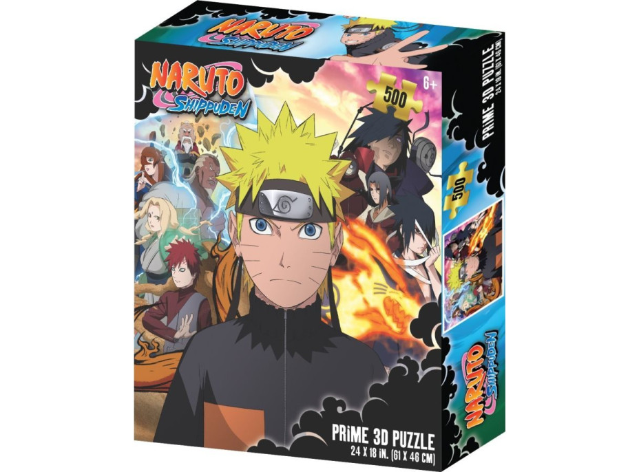 PRIME 3D Puzzle Naruto Shippuden 3D 500 dílků