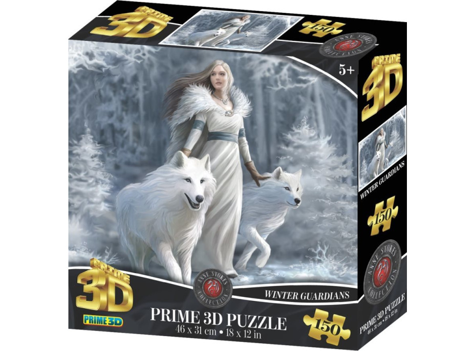 PRIME 3D Puzzle Zimní strážci 3D 150 dílků