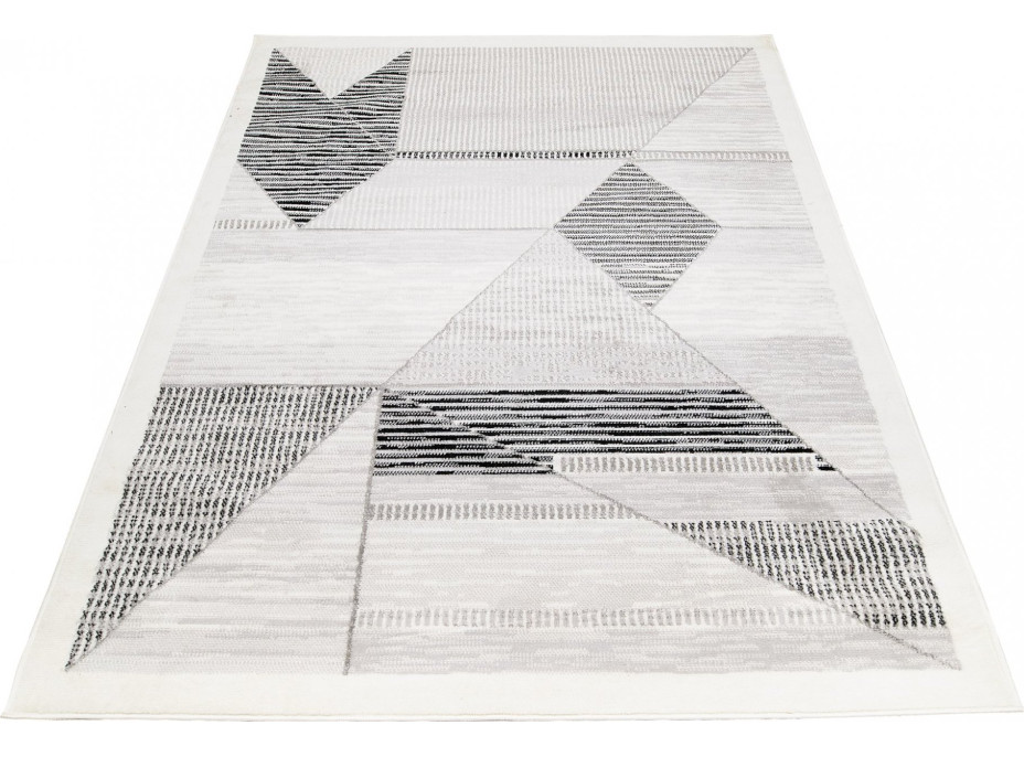 Kusový koberec GRACE Structure - krémový/světle šedý