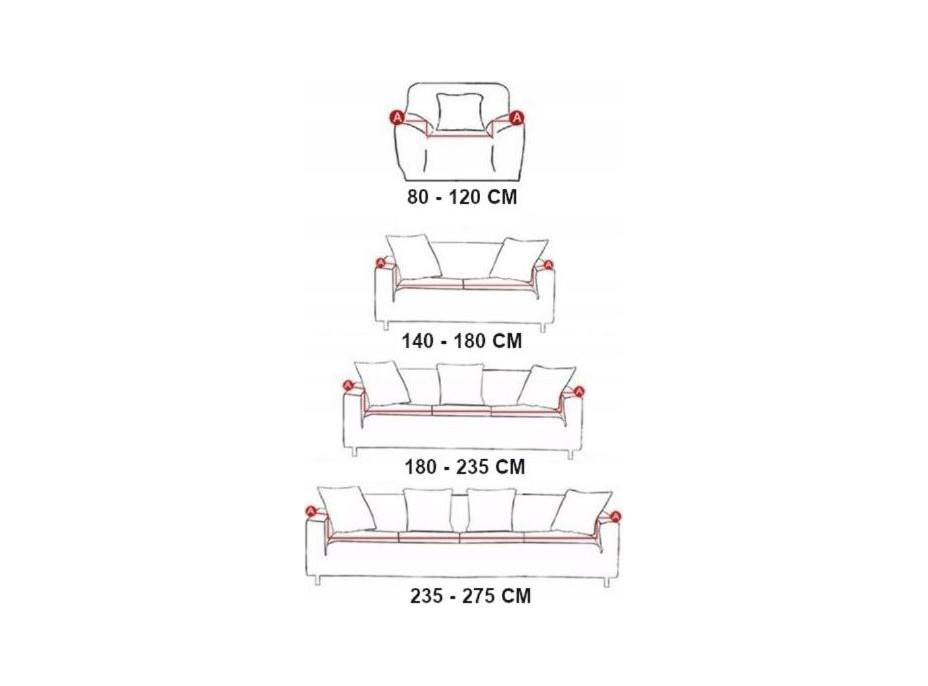 Potah na sedačku 4os. FLEXI COVER XL - ecru