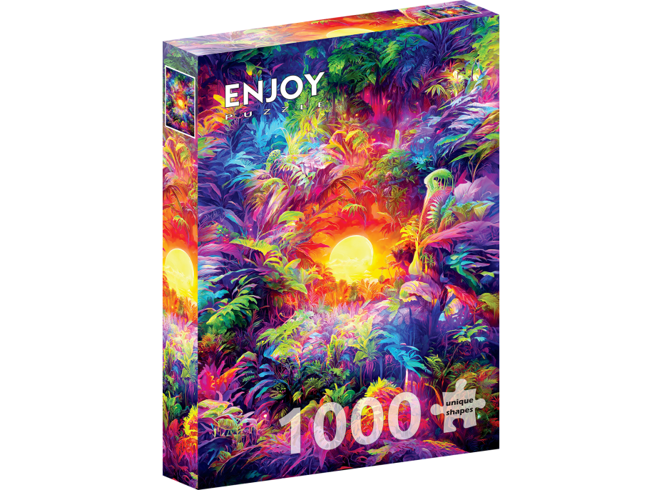 ENJOY Puzzle Duhová džungle 1000 dílků