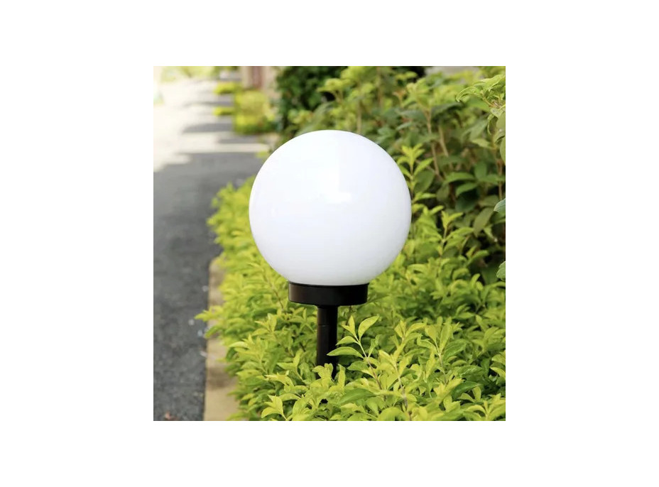 Solární zahradní lampa - koule - sada 6 ks