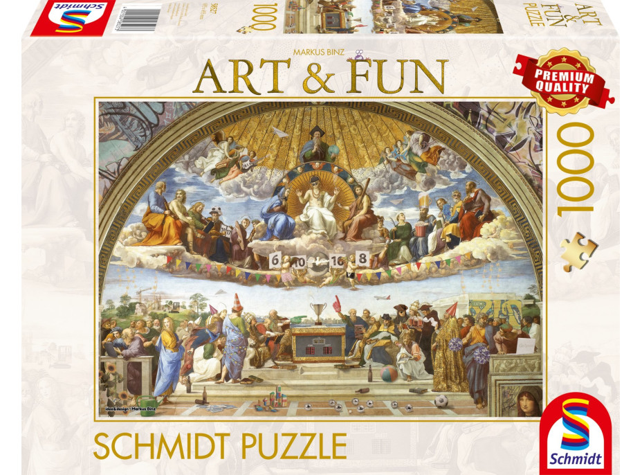 SCHMIDT Puzzle Art&Fun: Disputace o Svátosti oltářní 2024, 1000 dílků