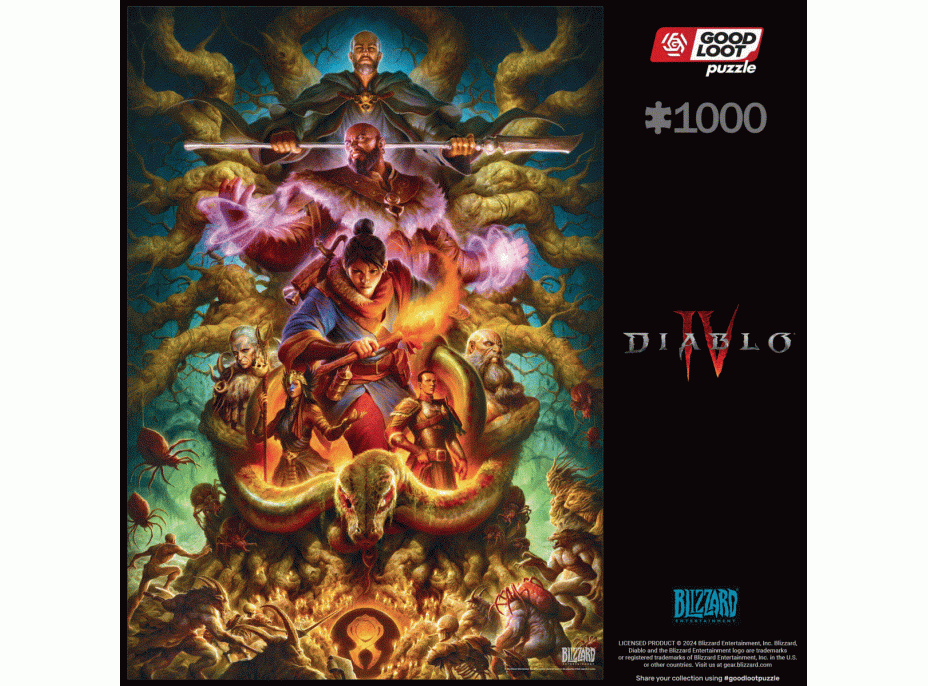 GOOD LOOT Puzzle Diablo IV: Horadrim 1000 dílků