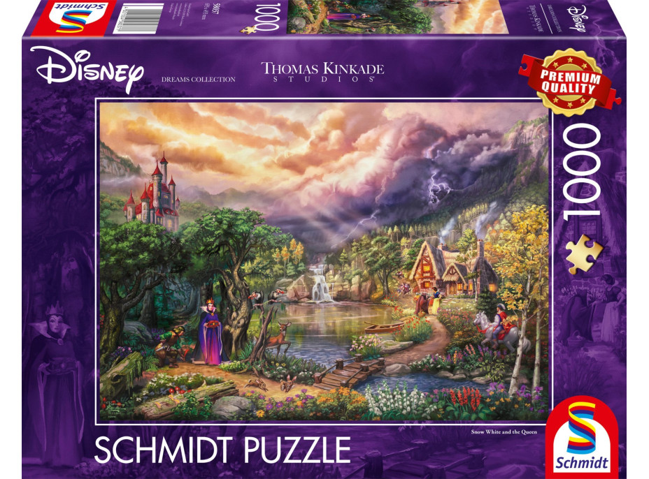 SCHMIDT Puzzle Disney: Sněhurka a královna 1000 dílků