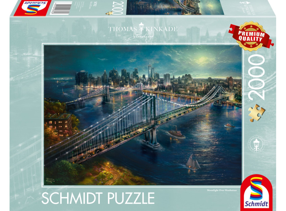 SCHMIDT Puzzle Měsíc nad Manhattanem 2000 dílků