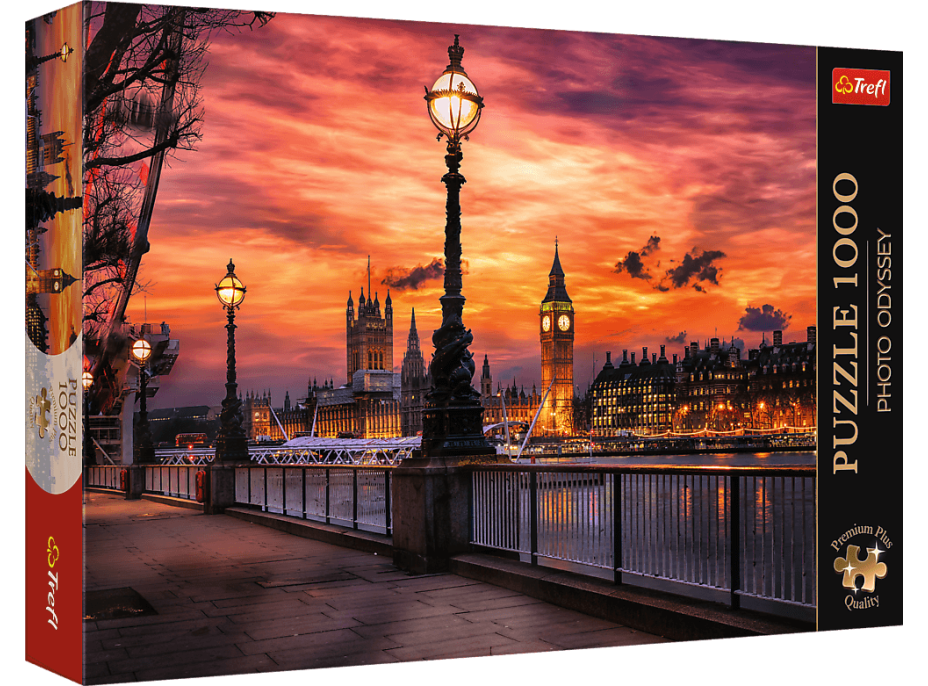 TREFL Puzzle Premium Plus Photo Odyssey: Big Ben, Londýn 1000 dílků