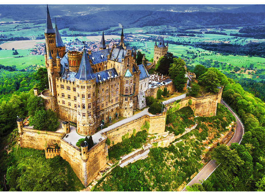 TREFL Puzzle Premium Plus Photo Odyssey: Hrad Hohenzollern, Německo 1000 dílků