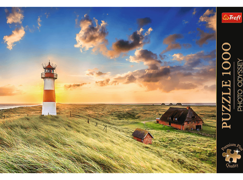 TREFL Puzzle Premium Plus Photo Odyssey: Maják Ost na ostrově Sylt 1000 dílků