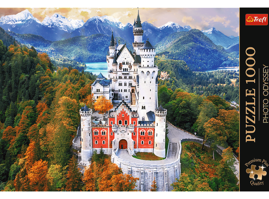 TREFL Puzzle Premium Plus Photo Odyssey: Zámek Neuschwanstein 1000 dílků