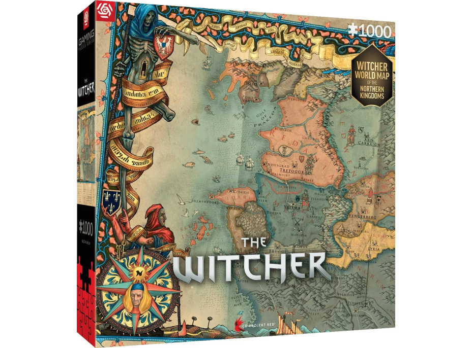 GOOD LOOT Puzzle The Witcher: Severní králoství 1000 dílků