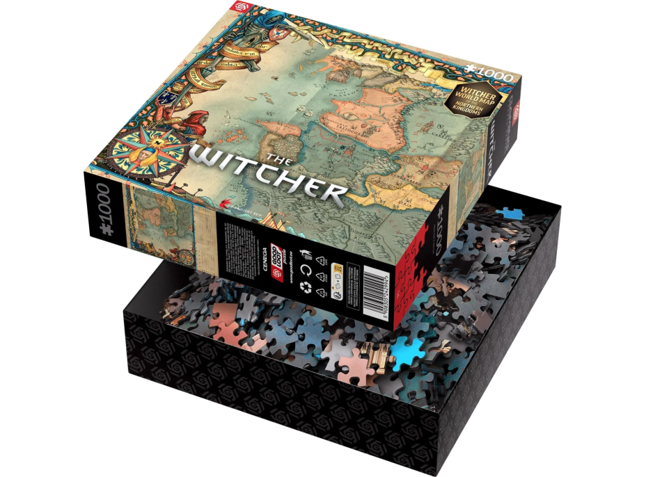 GOOD LOOT Puzzle The Witcher: Severní králoství 1000 dílků