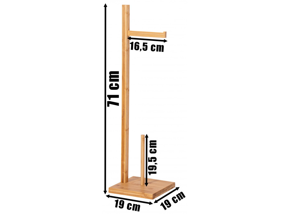 Držák toaletního papíru KEFAS - bambus