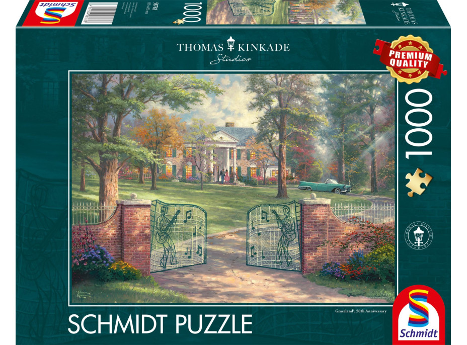 SCHMIDT Puzzle Graceland: Padesáté výročí 1000 dílků