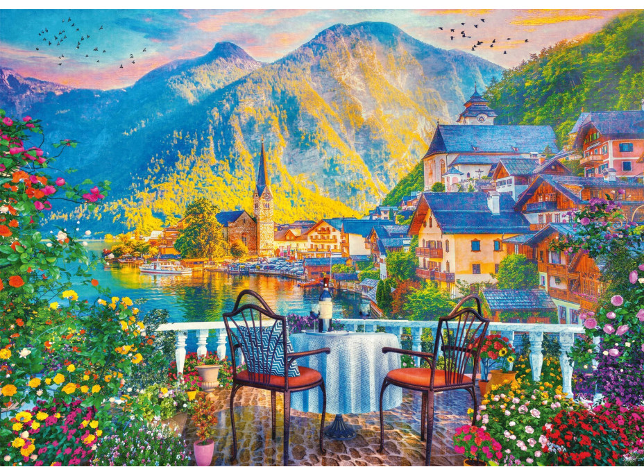 SCHMIDT Puzzle Malebný Hallstatt 1000 dílků