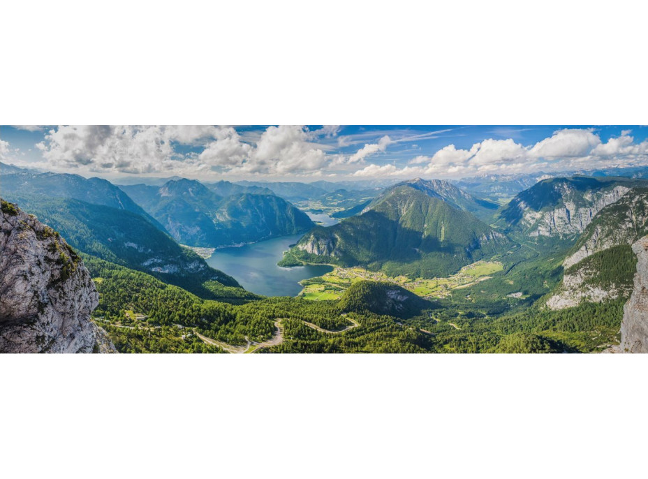 DINO Panoramatické puzzle Pohled na Alpy 2000 dílků