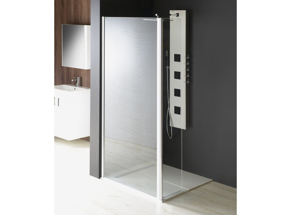 Polysan MODULAR SHOWER stěna k instalaci na zeď, pro připojení otočného panelu, 700 mm MS3A-70