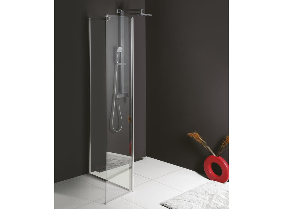 Polysan MODULAR SHOWER stěna k instalaci na zeď, pro připojení otočného panelu, 700 mm MS3A-70