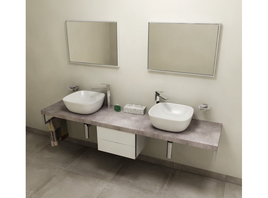 Sapho AVICE deska 230x50cm, cement AV237