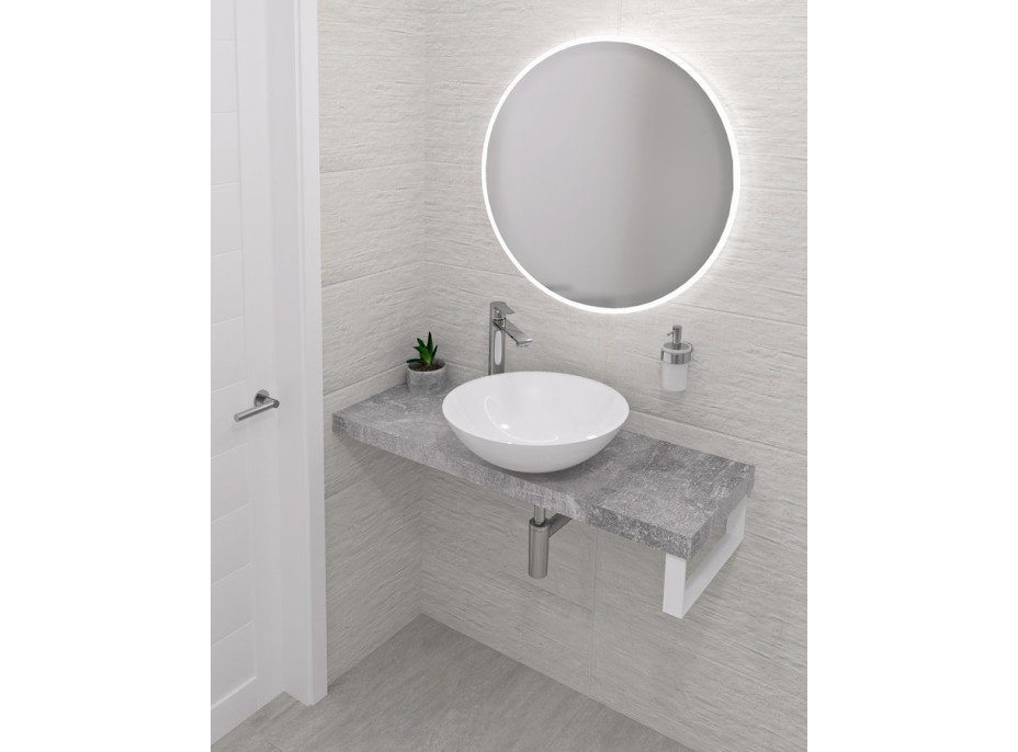 Sapho AVICE deska 250x36cm, cement AV2567