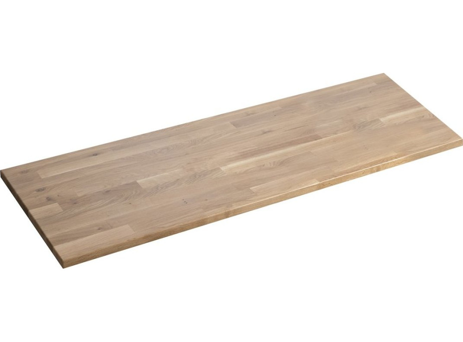 Sapho WOODY deska 1206x28x463mm, masiv přírodní dub WDS120-70