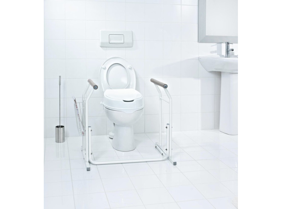 Ridder HANDICAP opěrná mobilní madla k WC, bílá A0110101
