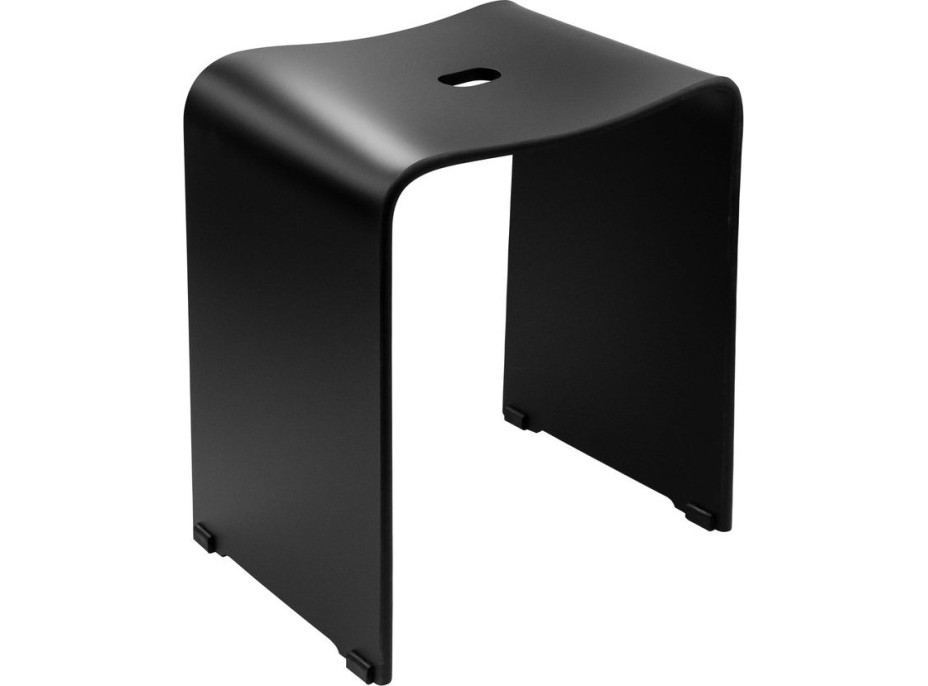 Ridder TRENDY koupelnová stolička 40x48x27, 5cm, černá mat A211110