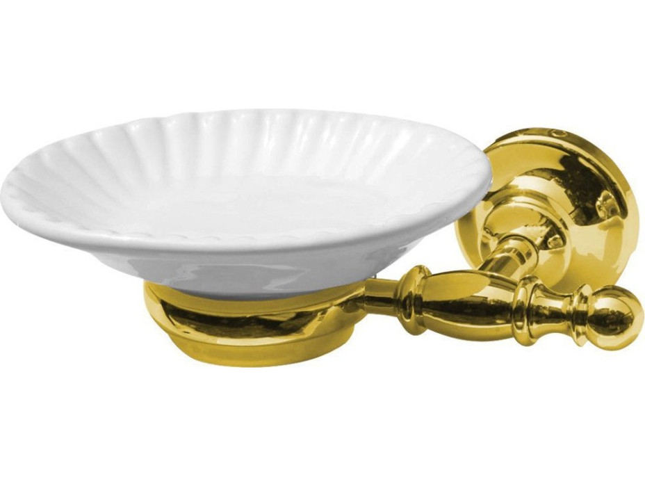 Sapho PERLA mýdlenka, keramika, zlato PE1065