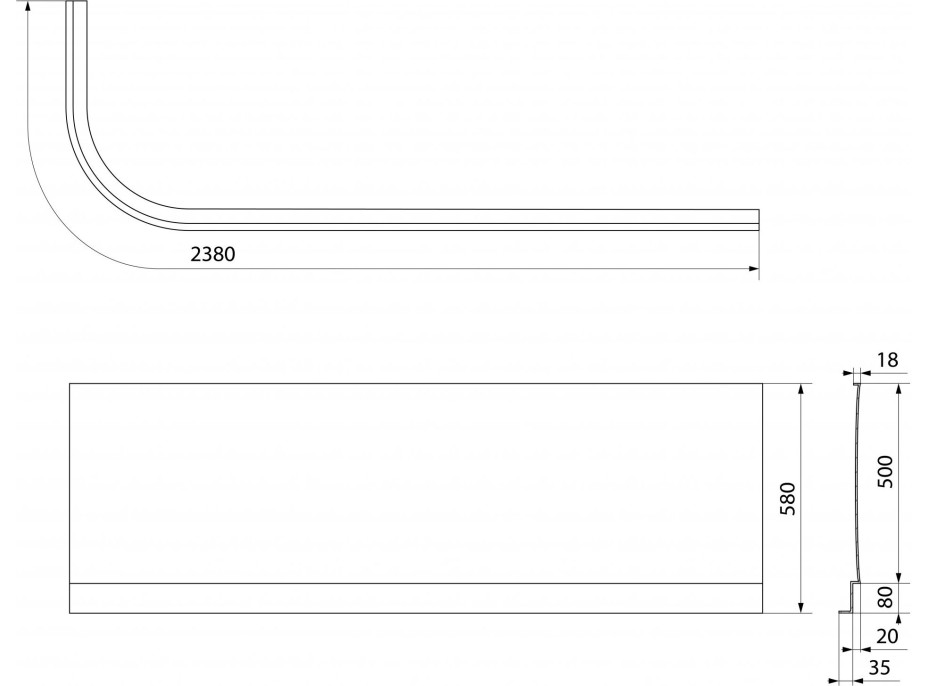 Polysan VIVA R 175 panel čelní 78319