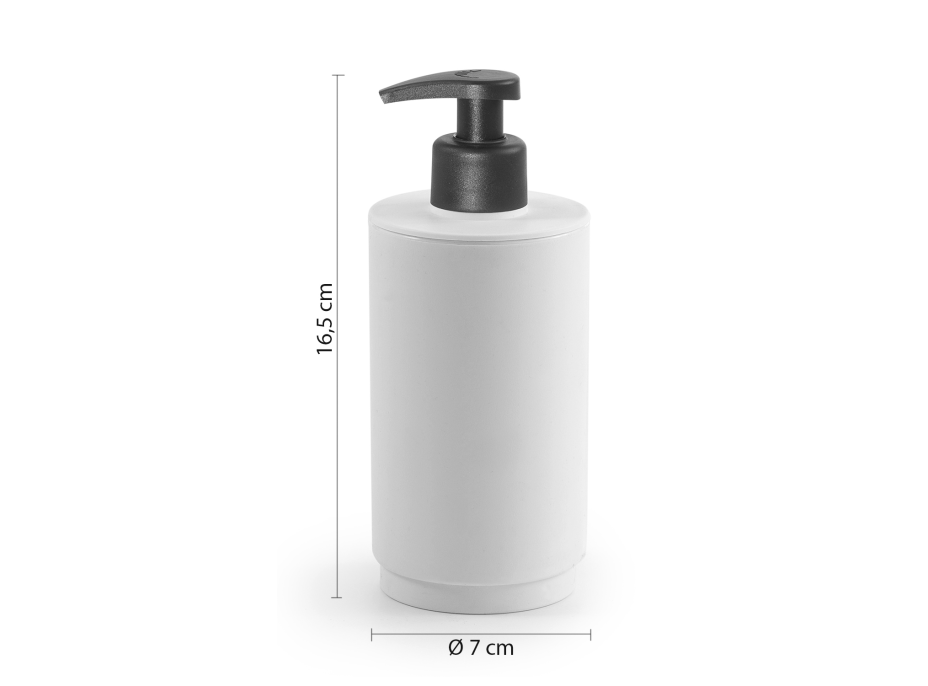 Gedy SHARON dávkovač mýdla na postavení, bílá SH8002