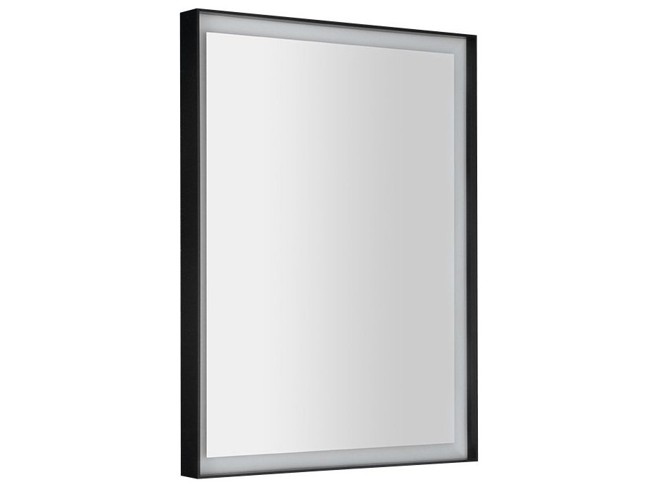 Sapho SORT zrcadlo s LED osvětlením 60x80cm, černá mat ST080