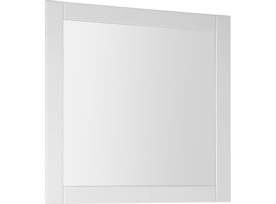 Aqualine FAVOLO zrcadlo v rámu 80x80cm, bílá mat FV080