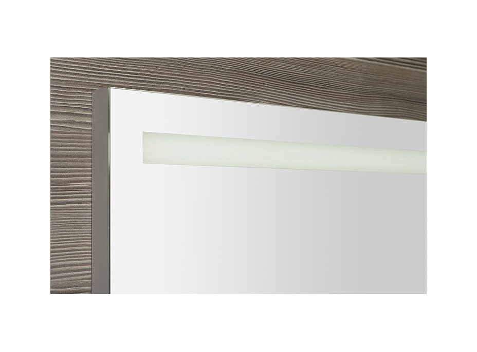 Sapho BRETO zrcadlo s LED osvětlením a policí 1200x608mm BT120