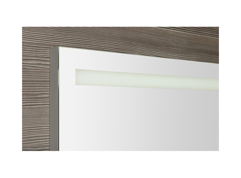 Sapho BRETO zrcadlo s LED osvětlením a policí 800x608mm BT080