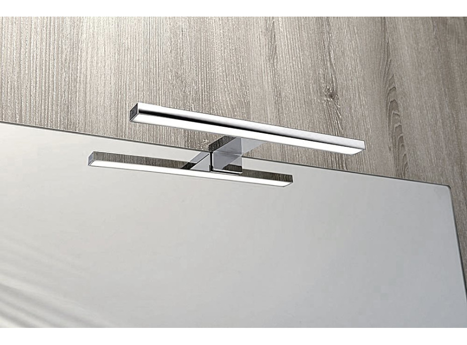 Aqualine SERAPA LED svítidlo 5W, 230V, 300x40x100mm, plast, chrom SA147