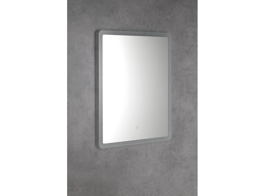 Aqualine FAGO zrcadlo s LED podsvícením 60x80cm, dotykový senzor, stmívatelné FA060