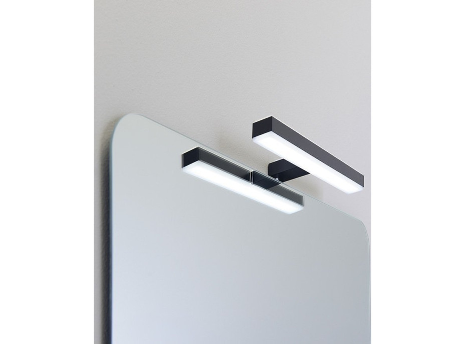 Sapho VERONICA 2 LED svítidlo, 8 W, 300x25x83 mm, černá E27423CI