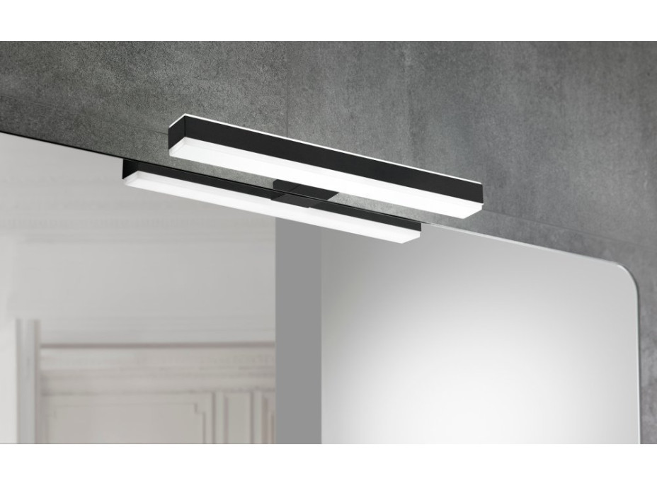 Sapho VERONICA 2 LED svítidlo, 8 W, 300x25x83 mm, černá E27423CI