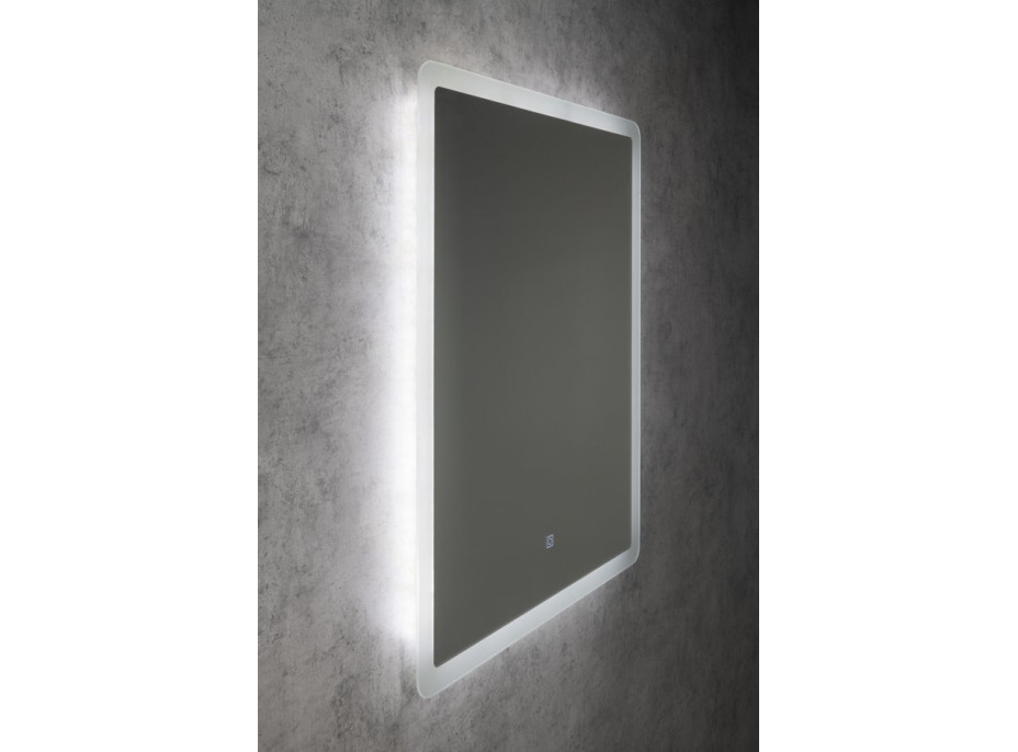 Aqualine FAGO zrcadlo s LED podsvícením 60x80cm, dotykový senzor, stmívatelné FA060