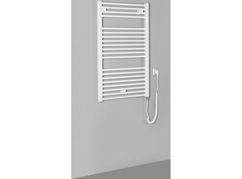 Aqualine DIRECT-E elektrické otopné těleso rovné 600x960 mm, 400 W, bílá ILE96T