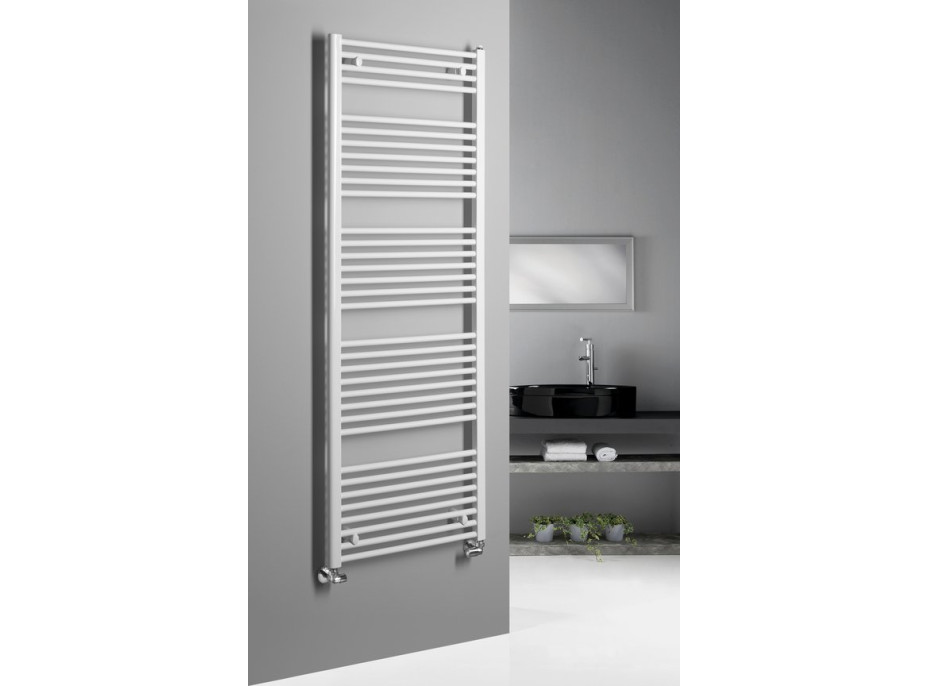 Aqualine DIRECT otopné těleso s bočním připojením 600x1680 mm, bílá ILR66T