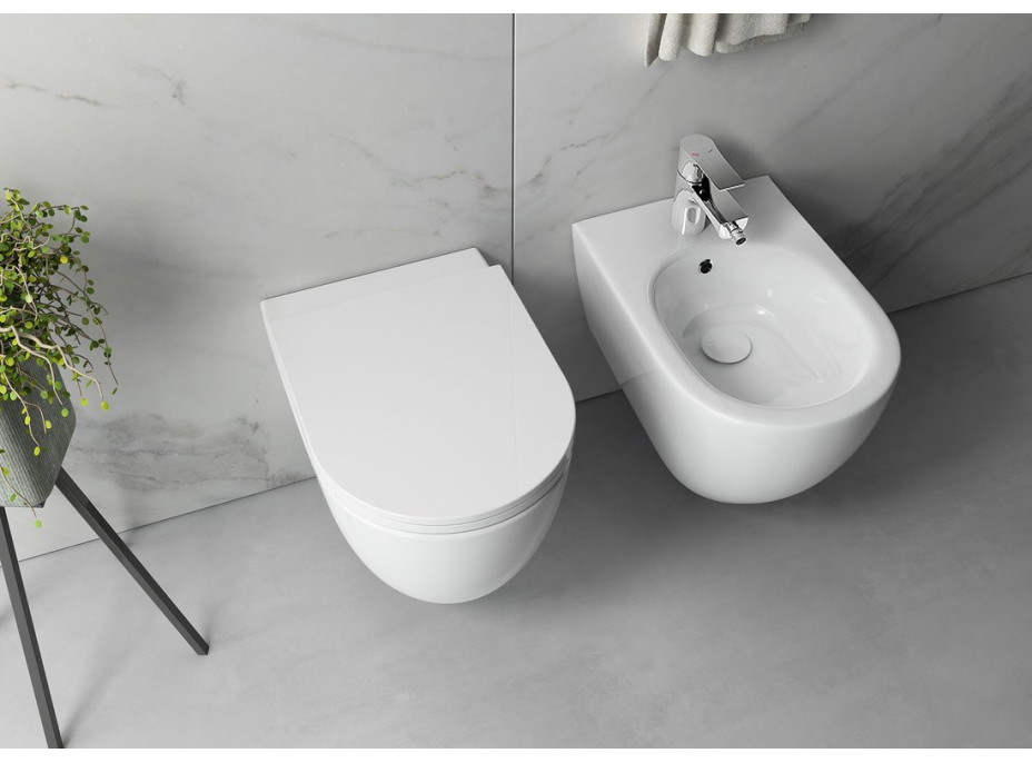 Isvea INFINITY bidet závěsný, 36, 5x53cm, bílá 10NF41001