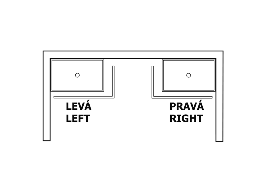 Polysan KARIA 90x80 rohový panel, výška 11cm, levý 63812L