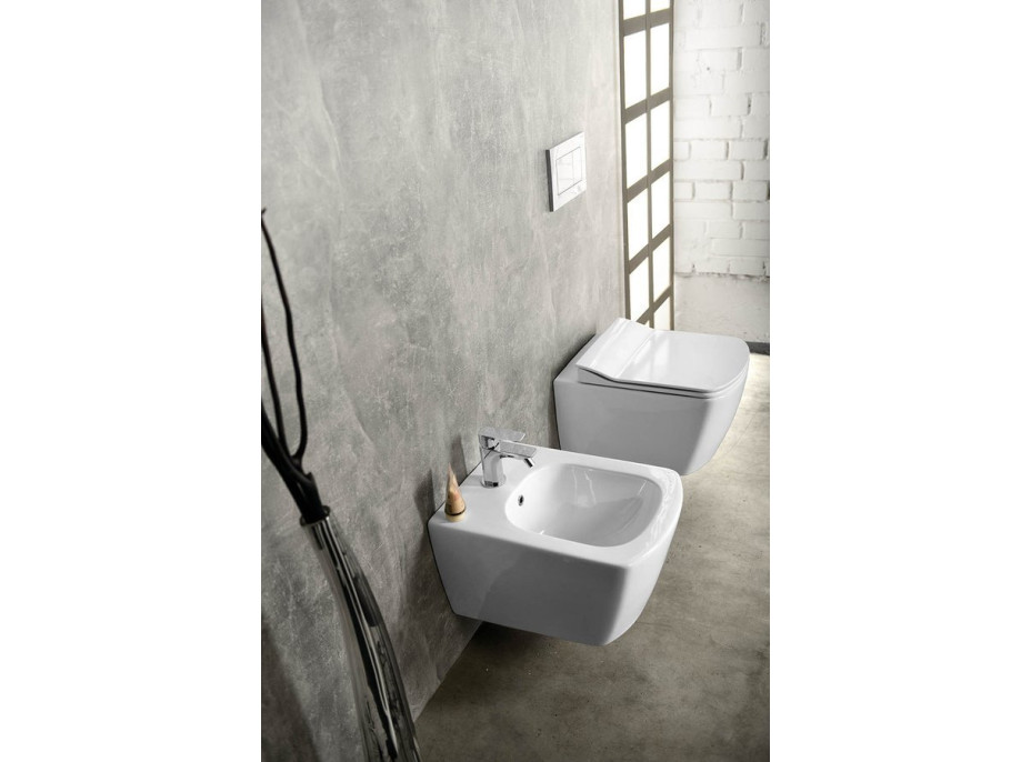 CREAVIT GLANC bidet závěsný, 37x51, 5 cm, bílá GC510