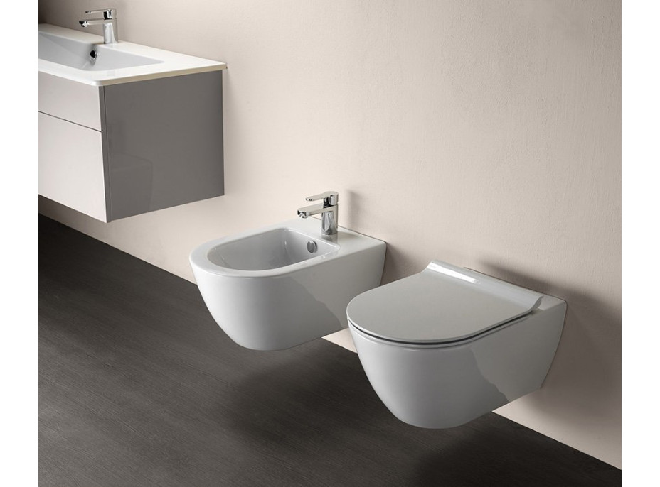 GSI PURA bidet závěsný, 36x55cm, bílá ExtraGlaze 8865111