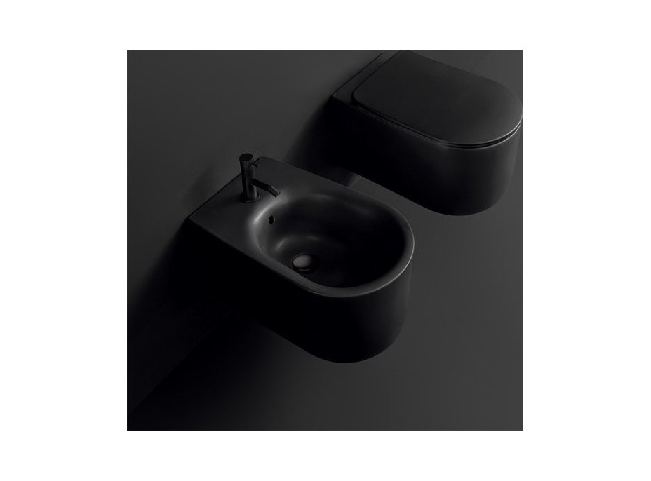 Kerasan NOLITA bidet závěsný 35x55cm, černá mat 532531