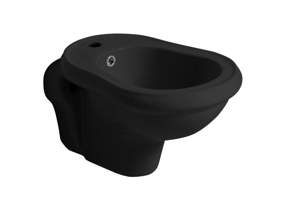 Kerasan RETRO bidet závěsný 38x52cm, černá mat 102631