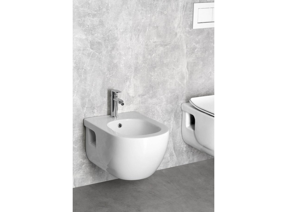 Sapho BRILLA bidet závěsný, 35, 5x53 cm, bílá 100624